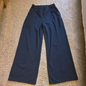 Old Navy Women's Powersoft G9 Dry Wide Leg Pants - Black